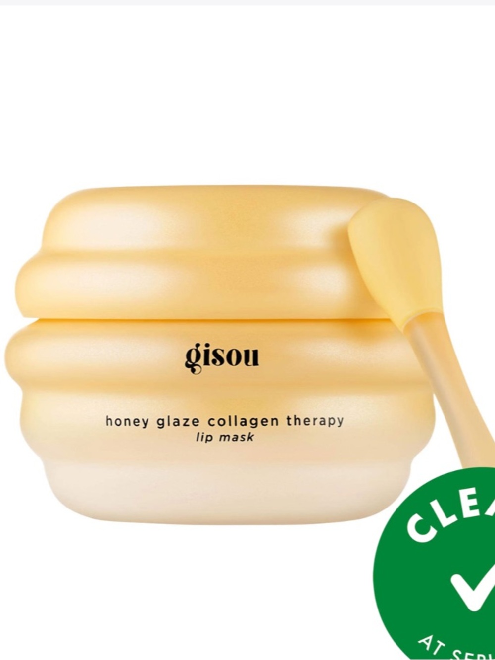 Gisou Honey Glaze Collagen Therapy Lip Mask - Yellow